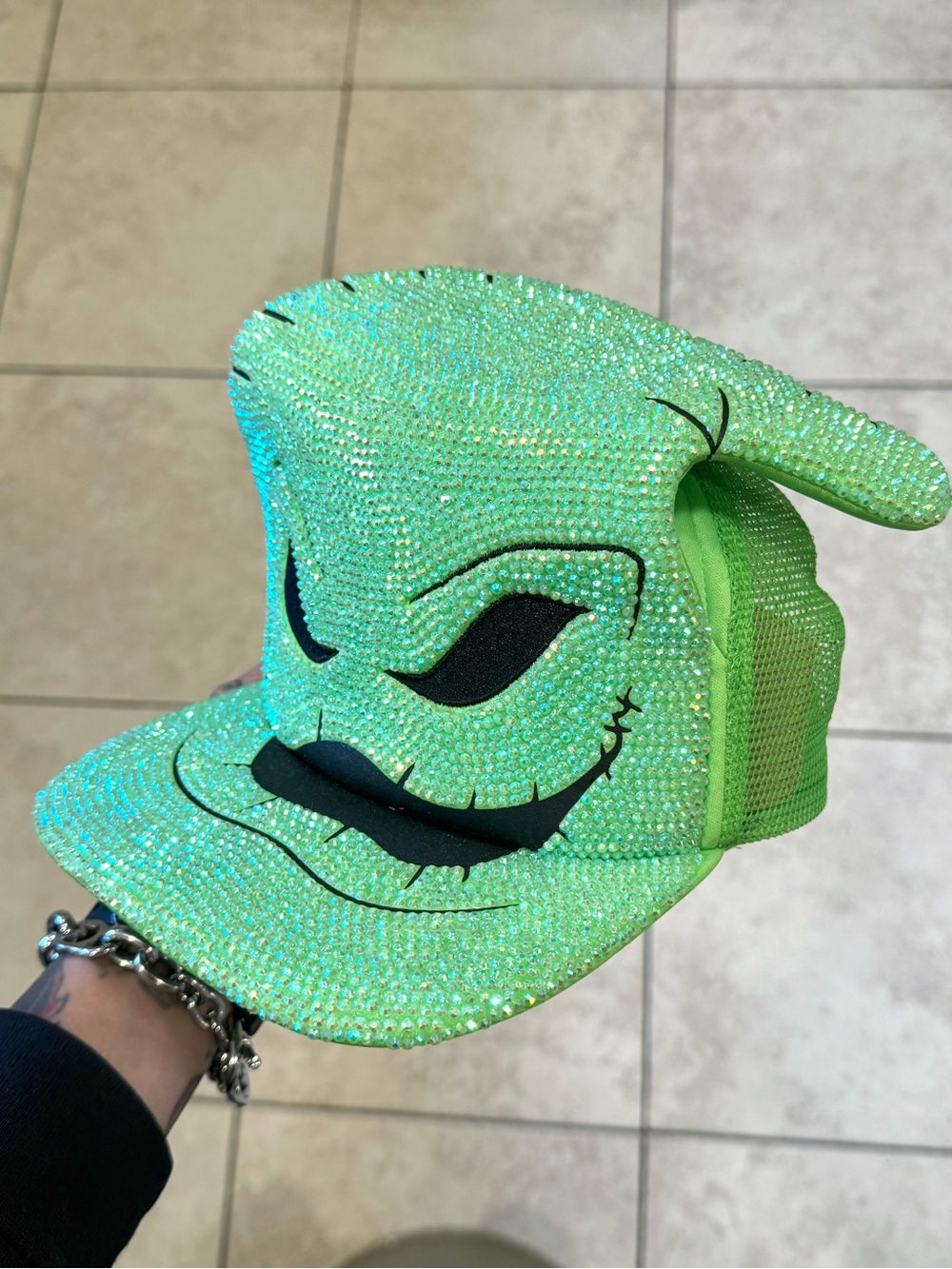 Disney Neon Green Mesh Character Trucker Hat - Picture 4 of 7